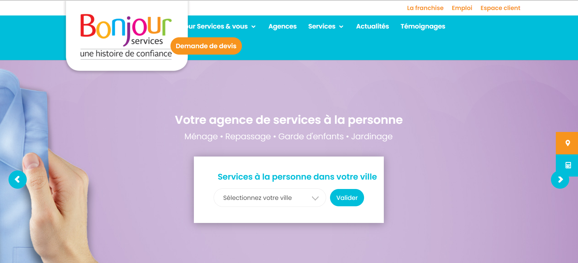 site web bonjourservices.fr