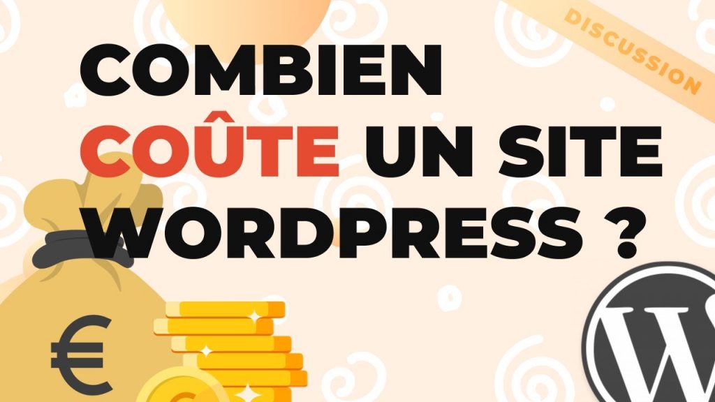 combien coute un site web wordpress